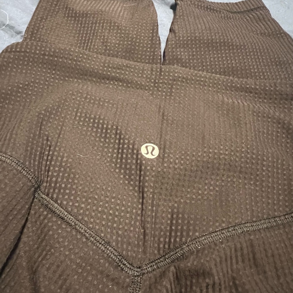 Lululemon Black Textured Leggings